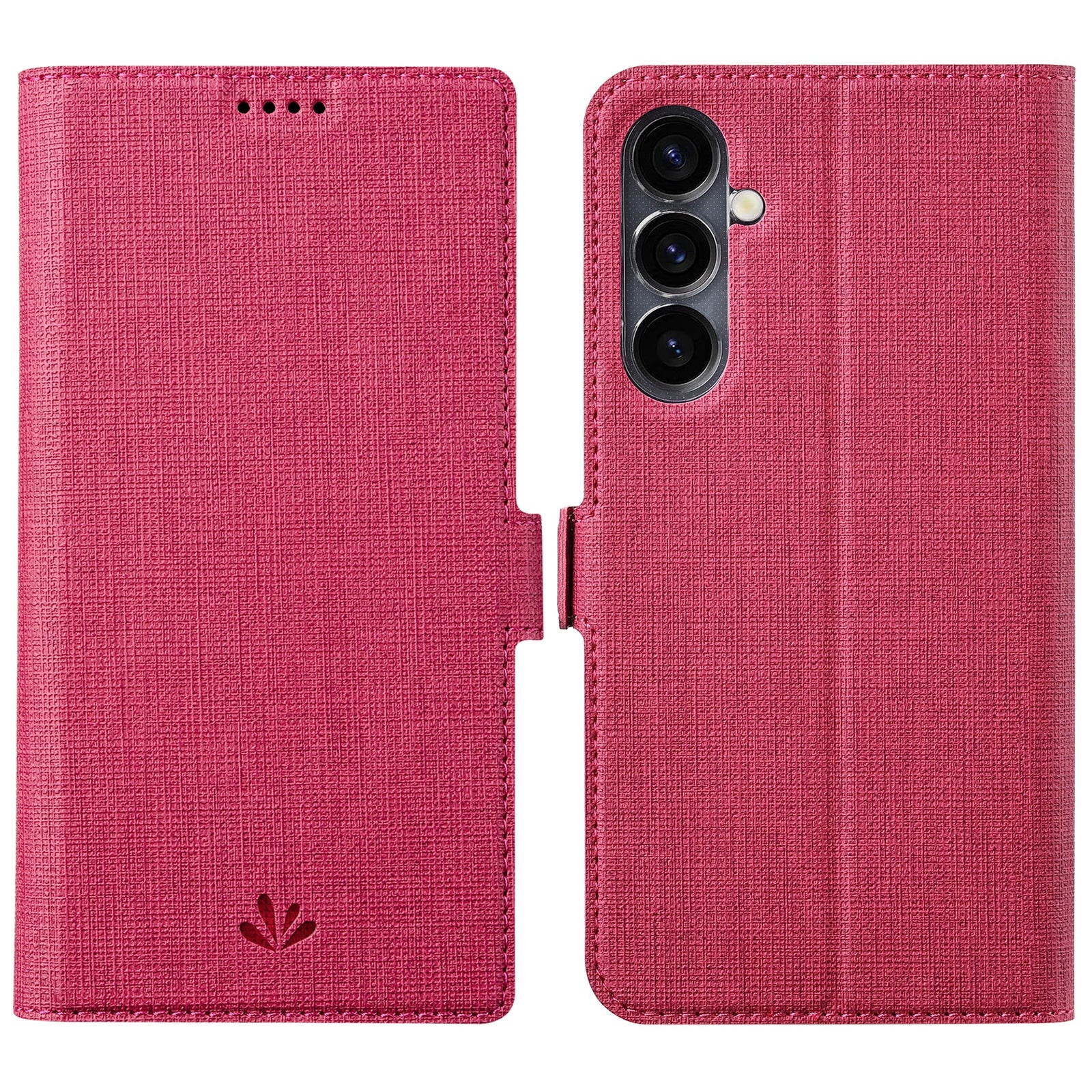VILI DMK Series Wallet Leather Case for Samsung Galaxy S23 FE Stand Cross Texture Phone Cover VILI DMK Series Wallet Leather Case for Samsung Galaxy S23 FE Stand Cross Texture Phone Cover
